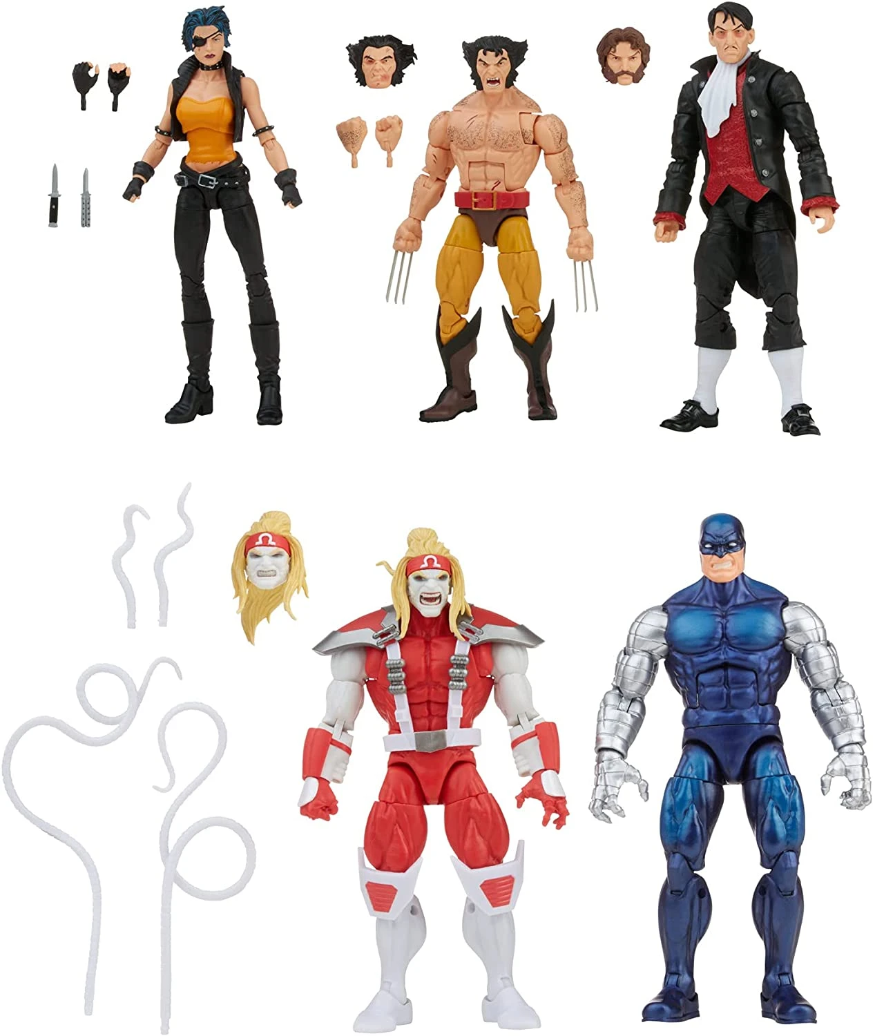 Hasbro Marvel Legends Wolverine 5 Pack With Omega Red, Cyber, Callisto, Jason Wyngarde Action Figures 3 Hasbro Marvel Legends Wolverine 5 Pack With Omega Red, Cyber, Callisto, Jason Wyngarde Action Figures