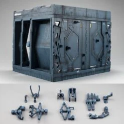 Megahouse Realistic Model Series 1/144 HG Gundam Seed GS05 Archangel Hangar Display -Model Figures Shop 4535123833168c