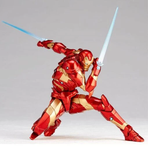 Amazing Yamaguchi Revoltech Figure Complex Iron Man Bleeding Edge Armor No. 013 - Image 3