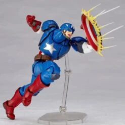 Amazing Yamaguchi Revoltech Figure Complex Captain America 2023 Reissue -Model Figures Shop 4537807013460g