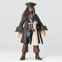 Amazing Yamaguchi Revoltech Figure Pirates Of The Caribbean Jack Sparrow (2023 Release) NR006 -Model Figures Shop 4537807220059c