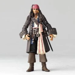 Amazing Yamaguchi Revoltech Figure Pirates Of The Caribbean Jack Sparrow (2023 Release) NR006 -Model Figures Shop 4537807220059d