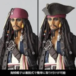 Amazing Yamaguchi Revoltech Figure Pirates Of The Caribbean Jack Sparrow (2023 Release) NR006 -Model Figures Shop 4537807220059f