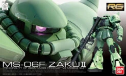 Bandai Gundam 1/144 RG #04 Gundam 0079 MS-06F Zaku II Model Kit -Model Figures Shop 4543112703880