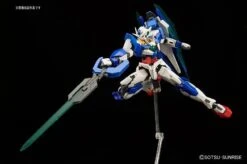 Bandai Gundam 1/144 RG #21 Gundam 00 GNT-0000 00 Quanta (QanT) Model Kit -Model Figures Shop 4549660063124f