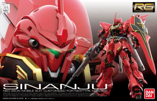 Bandai Gundam 1/144 RG #22 Unicorn MSN-06S Sinanju Model Kit - Image 11
