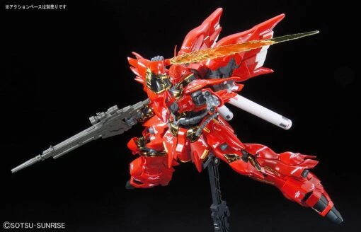 Bandai Gundam 1/144 RG #22 Unicorn MSN-06S Sinanju Model Kit - Image 5