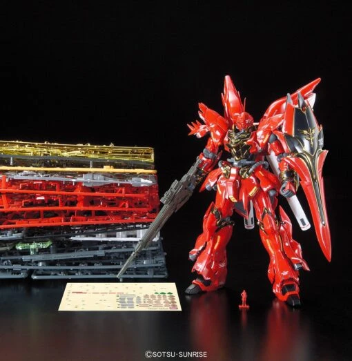 Bandai Gundam 1/144 RG #22 Unicorn MSN-06S Sinanju Model Kit - Image 13