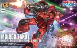 Bandai Gundam 1/144 HG The Origin #13 MS-05S Char Aznable Zaku I Model Kit -Model Figures Shop 4549660129745