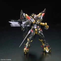 Bandai Gundam 1/144 RG #24 Seed Astray MBF-P01-Re2AMATU Gundam Astray Gold Frame Amatsu Mina Model Kit -Model Figures Shop 4549660163800c