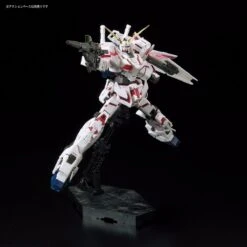 Bandai Gundam 1/144 RG #25 RX-0 Unicorn Gundam (Full Psycho Frame) Model Kit -Model Figures Shop 4549660167419g