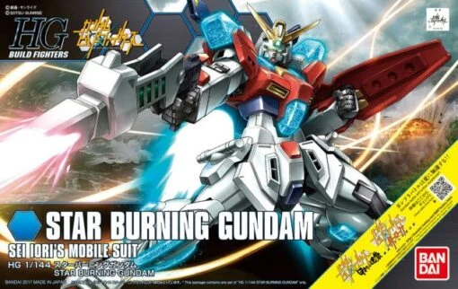 Bandai Gundam 1/144 HGBF #058 SB-011 Star Burning Gundam Model Kit - Image 5