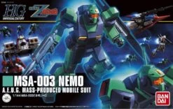 Bandai Gundam 1/144 HGUC #150 Gundam Zeta MSA-003 Nemo (Z Gundam Color) Model Kit -Model Figures Shop 4573102568342