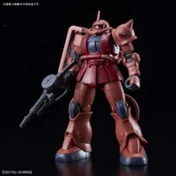 Bandai Gundam 1/144 HG The Origin #024 MS-06S Zaku II Red Comet Ver. Model Kit -Model Figures Shop 4573102576569a