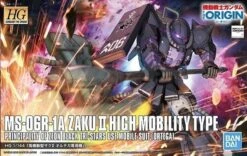 Bandai Gundam 1/144 HG The Origin #05MS-06R-1A Zaku II High Mobility Type (Ortega) Model Kit -Model Figures Shop 4573102577344
