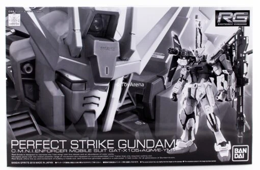 Gundam 1/144 RG GAT-X105+AQM/E-YM1 Perfect Strike Seed Model Kit Bandai Exclusive - Image 10