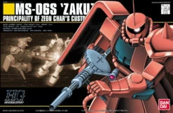 Bandai Gundam 1/144 HGUC #032 Gundam 0079 MS-06S Zaku II Char Custom Model Kit -Model Figures Shop 4573102588883