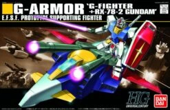 Bandai Gundam 1/144 HGUC #050 Gundam 0079 G-Armor (G-Fighter + RX-78-2 Gundam) Model Kit -Model Figures Shop 4573102603944f
