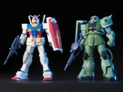 Bandai Gundam 1/144 HGUC RX-78-2 Gundam Vs. Zaku II Gunpla Starter Set Model Kit -Model Figures Shop 4573102606792a
