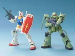 Bandai Gundam 1/144 HGUC RX-78-2 Gundam Vs. Zaku II Gunpla Starter Set Model Kit -Model Figures Shop 4573102606792b