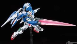Bandai Gundam 1/144 RG #18 Gundam 00 GN-0000+GNR-010 00 Raiser Model Kit -Model Figures Shop 4573102616036g