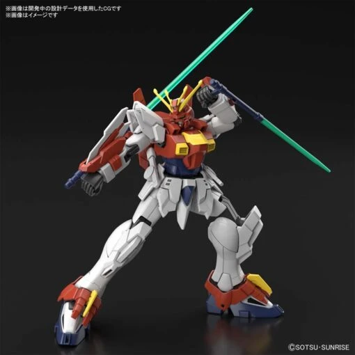 Bandai Gundam 1/144 HGBB #04 Breaker Battlogue JMF-1337B Blazing Gundam Model Kit - Image 5