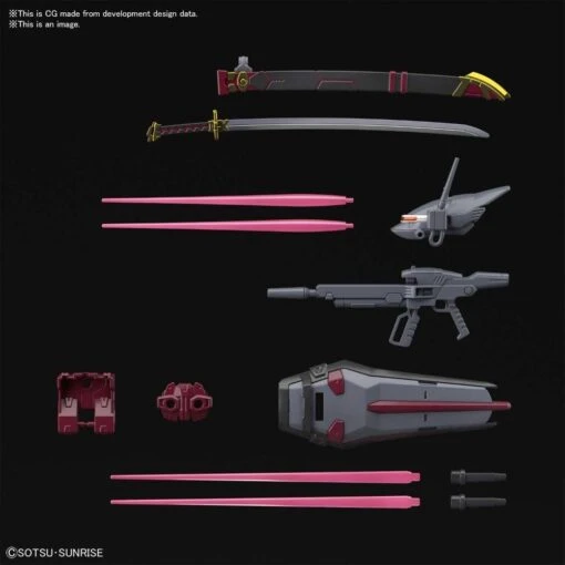 Bandai Gundam 1/144 HGBB #10 Breaker Battlogue MBF-P0S Gundam Astray Red Frame Inversion Model Kit - Image 6