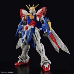Bandai Gundam 1/144 RG #37 G Gundam GF13-017NJII God Gundam (Burning Gundam) Model Kit -Model Figures Shop 4573102633583a