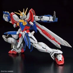 Bandai Gundam 1/144 RG #37 G Gundam GF13-017NJII God Gundam (Burning Gundam) Model Kit -Model Figures Shop 4573102633583f