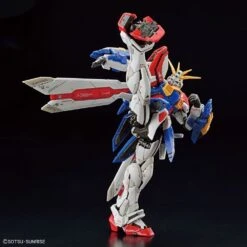 Bandai Gundam 1/144 RG #37 G Gundam GF13-017NJII God Gundam (Burning Gundam) Model Kit -Model Figures Shop 4573102633583g