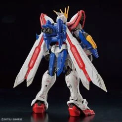 Bandai Gundam 1/144 RG #37 G Gundam GF13-017NJII God Gundam (Burning Gundam) Model Kit -Model Figures Shop 4573102633583h