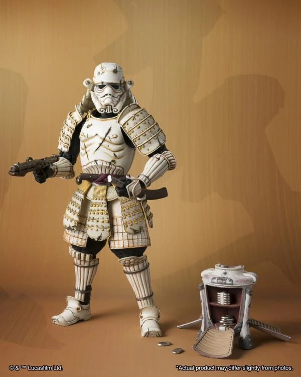 Bandai Tamashii Nations Movie Realization Star Wars The Mandalorian Mei Sho Ashigaru Stormtrooper (Remnant) Action Figure 3 Bandai Tamashii Nations Movie Realization Star Wars The Mandalorian Mei Sho Ashigaru Stormtrooper (Remnant) Action Figure