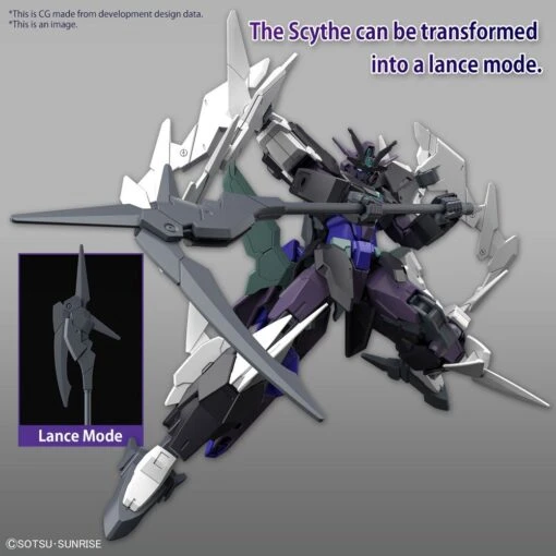 Bandai Gundam 1/144 HGBM #XX Plutine Gundam Model Kit - Image 5