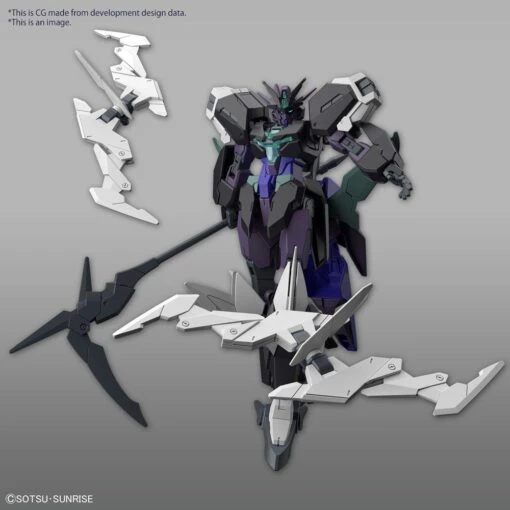 Bandai Gundam 1/144 HGBM #XX Plutine Gundam Model Kit - Image 6