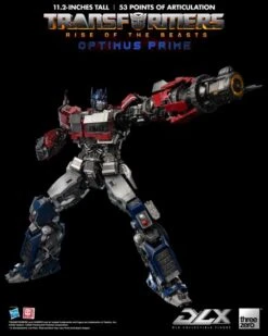 ThreeZero Transformers: Rise Of The Beasts Optimus Prime DLX Action Figure -Model Figures Shop 4895250807334c