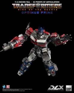 ThreeZero Transformers: Rise Of The Beasts Optimus Prime DLX Action Figure -Model Figures Shop 4895250807334f