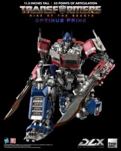 ThreeZero Transformers: Rise Of The Beasts Optimus Prime DLX Action Figure -Model Figures Shop 4895250807334i