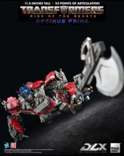 ThreeZero Transformers: Rise Of The Beasts Optimus Prime DLX Action Figure -Model Figures Shop 4895250807334l