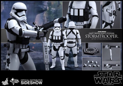 Hot Toys 1/6 First Order Heavy Gunner Stormtrooper Star Wars Episode VII The Force Awakens Sixth Scale Figure MMS318 - Image 2