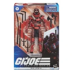 Hasbro G.I. Joe Classified Series Red Ninja Action Figure -Model Figures Shop 5010993725687