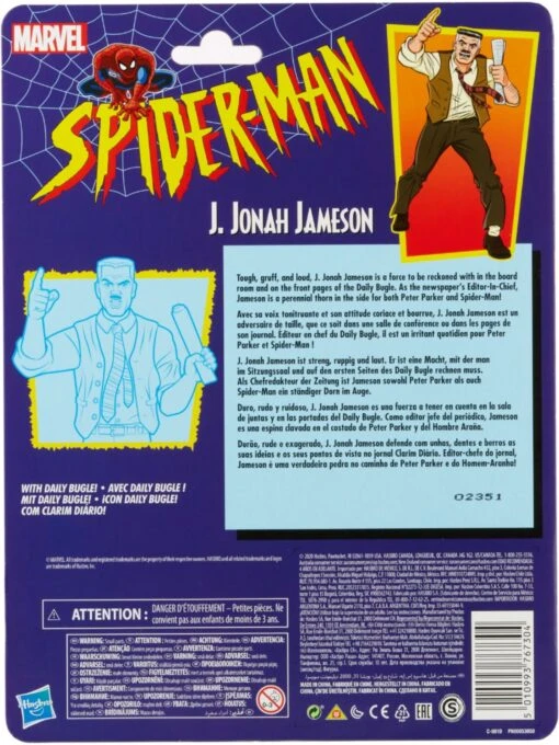 Hasbro Marvel Legends Vintage Retro Series J Jonah Jameson Action Figure - Image 3