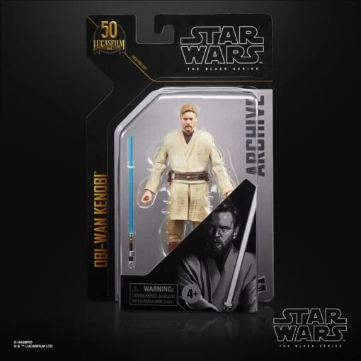 Hasbro Star Wars Black Series Archive Collection Obi-Wan Kenobi (Revenge Of The Sith) 6 Inch Action Figure - Image 4