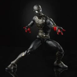 Hasbro Marvel Legends Spider-Man: No Way Home Wave Black And Gold Suit Spider-Man (Marvel's Armadillo BAF) -Model Figures Shop 5010993844739a