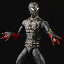 Hasbro Marvel Legends Spider-Man: No Way Home Wave Black And Gold Suit Spider-Man (Marvel's Armadillo BAF) -Model Figures Shop 5010993844739c