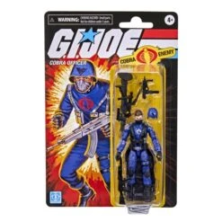Hasbro Retro G.I. Joe Cobra Officer Walmart Exclusive Action Figure 7 Hasbro Retro G.I. Joe Cobra Officer Walmart Exclusive Action Figure -Model Figures Shop 5010993852758