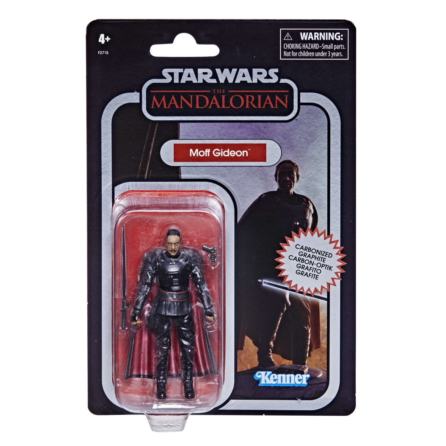 Hasbro Star Wars Vintage Collection Moff Gideon Carbonized F2715 3.75" Action Figure 7 Hasbro Star Wars Vintage Collection Moff Gideon Carbonized F2715 3.75" Action Figure - Image 5