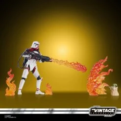 Hasbro Star Wars Vintage Collection Deluxe Incinerator Trooper And Grogu 3.75" Action Figure