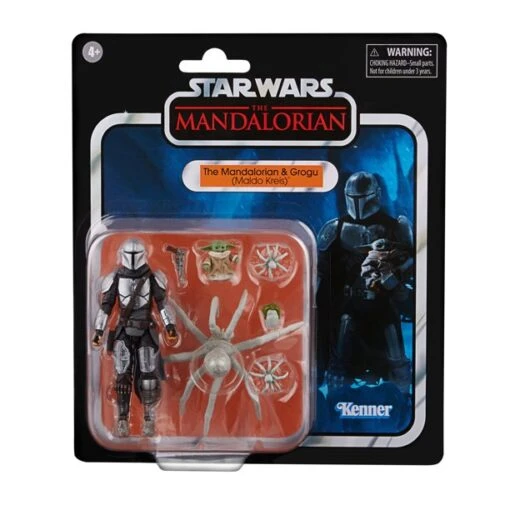 Hasbro Star Wars The Vintage Collection 3.75 VC211 The Mandalorian & Grogu (Maldo Kreis) Action Figure - Image 3