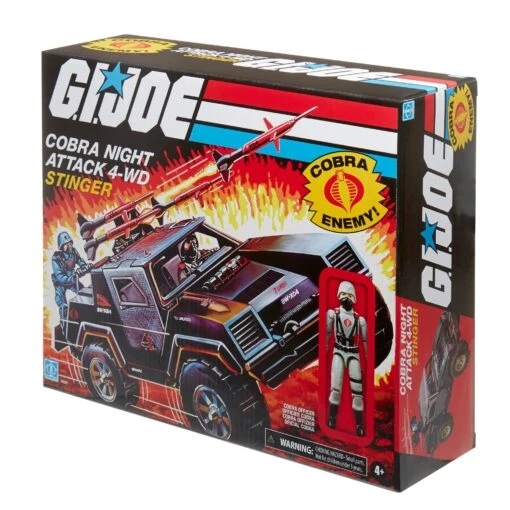 Hasbro Retro G.I. Joe Cobra Stinger With Cobra Officer Vehicle - Image 4