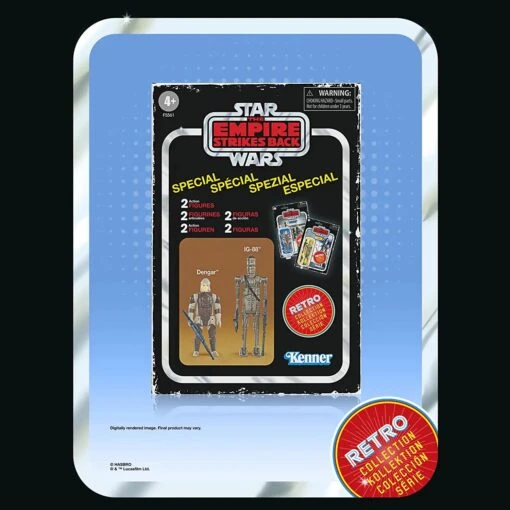 Hasbro Star Wars Retro Collection Dengar & IG-88 3.75" Action Figure - Image 4